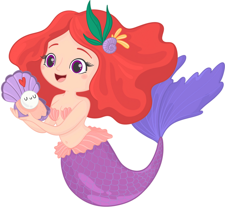Beautiful Mermaid Illustration